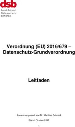 Datenschutz-Grundverordnung Leitfaden - Verordnung (EU) 2016/679- Zusammengestellt von Dr. Matthias Schmidl Stand: Oktober 2017 1 ...