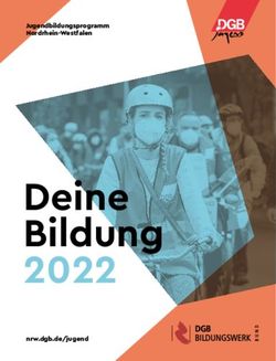 Deine Bildung 2022 - Jugendbildungsprogramm Nordrhein-Westfalen - nrw.dgb.de/jugend - DGB-Jugendbildung NRW