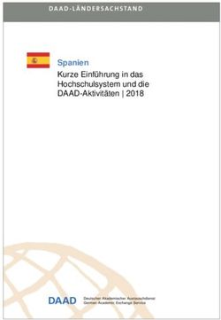 Spanien Kurze Einf&uuml;hrung in das Hochschulsystem und die DAAD-Aktivit&auml;ten