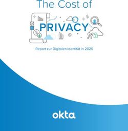 PRIVACY The Cost of Report zur Digitalen Identit&auml;t in 2020 - Okta