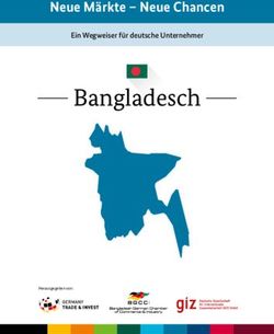 Bangladesch Neue M&auml;rkte - Neue Chancen - Ein Wegweiser f&uuml;r deutsche Unternehmer - GIZ