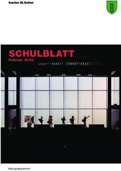 SCHULBLATT Februar 2022 - Kanton St. Gallen