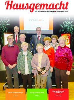 Hausgemacht DAS WOHNMAGAZIN DER - "Diamanthochzeit" - WOBAG Schwedt