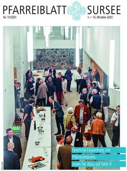 Feierliche Einweihung des Pfarreizentrums Lesen Sie dazu auf Seite 9 - Nr. 17/2021