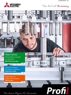 Alternative. Wirtschaftlich produktiv mit MV2400R. H&Auml;RTER Werkzeugbau - Das clevere Magazin f&uuml;r Anwender - Mitsubishi Electric EDM