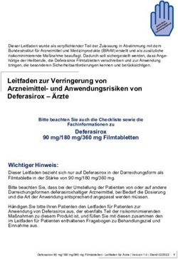 LEITFADEN ZUR VERRINGERUNG VON ARZNEIMITTEL- UND ANWENDUNGSRISIKEN VON DEFERASIROX - &Auml;RZTE - BFARM