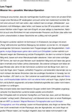 LARS TIEPOLT MISSION IMKNIEPOSSIBLE: MENISKUS-OPERATION