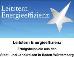 Leitstern Energieeffizienz - Erfolgsbeispiele aus den Stadt- und Landkreisen in Baden-W&uuml;rttemberg