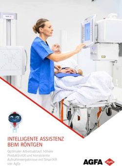 INTELLIGENTE ASSISTENZ BEIM RÖNTGEN - Optimaler Arbeitsablauf, höhere Produktivität und konsistente Aufnahmeergebnisse mit SmartXR - docs4docs