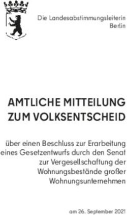 AMTLICHE MITTEILUNG ZUM VOLKSENTSCHEID - &uuml;ber einen Beschluss zur Erarbeitung eines Gesetzentwurfs durch den Senat zur Vergesellschaftung der ...