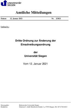 Amtliche Mitteilungen - Uni Siegen