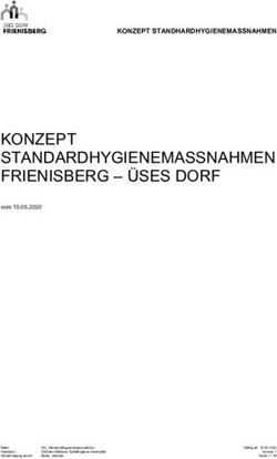 KONZEPT STANDARDHYGIENEMASSNAHMEN FRIENISBERG - ÜSES DORF