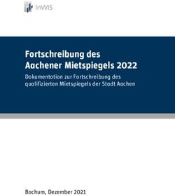 Fortschreibung des Aachener Mietspiegels 2022 - Dokumentation zur Fortschreibung des qualifizierten Mietspiegels der Stadt Aachen - Bochum ...