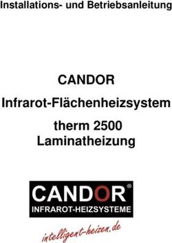 CANDOR Infrarot-Flächenheizsystem therm 2500 Laminatheizung - Installations- und Betriebsanleitung - CANDOR GmbH