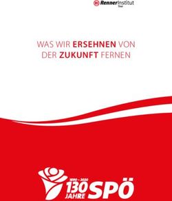 WAS WIR ERSEHNEN VON DER ZUKUNFT FERNEN - SP&Ouml; Tirol
