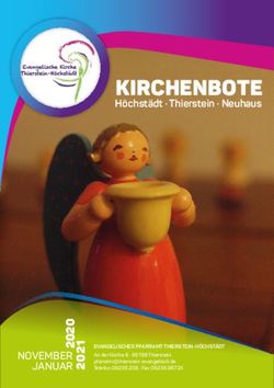 KIRCHENBOTE H&ouml;chst&auml;dt Thierstein Neuhaus - NOVEMBER - Evangelische Kirche Thierstein/H&ouml;chst&auml;dt