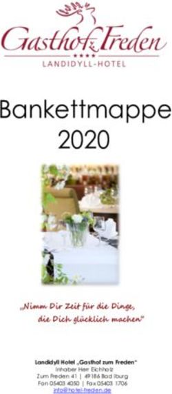 Bankettmappe 2020 - "Nimm Dir Zeit f&uuml;r die Dinge, die Dich gl&uuml;cklich machen" - Gasthof zum Freden