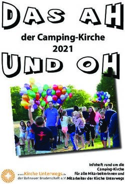 Der Camping-Kirche 2021 - Infoheft rund um die Camping-Kirche f&uuml;r alle Mitarbeiterinnen und Mitarbeiter der Kirche Unterwegs