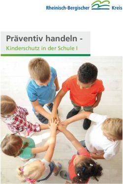 Präventiv handeln - Kinderschutz in der Schule I - Rheinisch-Bergischer Kreis