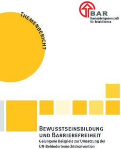 Bewusstseinsbildung und Barrierefreiheit - Gelungene Beispiele zur Umsetzung der UN-Behindertenrechtskonvention - (BAR), Frankfurt