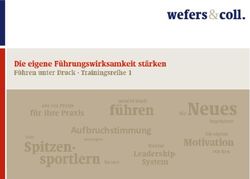 Aufbruchstimmung - Wefers und Coll Unternehmerberatung