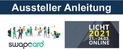 Aussteller Anleitung - LICHT2021