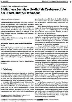 Bibliotheca Somnia - die digitale Zaubererschule der Stadtbibliothek Weinheim - De ...