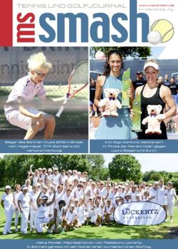 TENNIS UND GOLFJOURNAL - ms smash