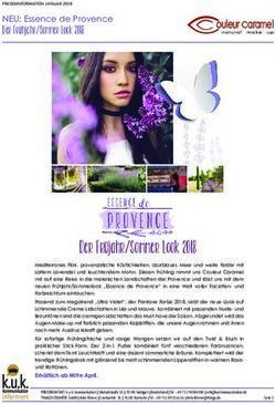 Der Fr&uuml;jahr/Sommer Look 2018 - Couleur Caramel