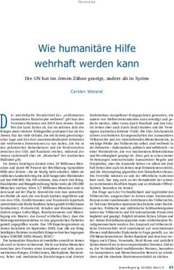 Wie humanit&auml;re Hilfe wehrhaft werden kann - Die UN hat im Jemen Z&auml;hne gezeigt, anders als in Syrien - carsten-wieland.de