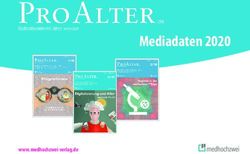 Mediadaten 2020 - www.medhochzwei-verlag.de - medhochzwei Verlag