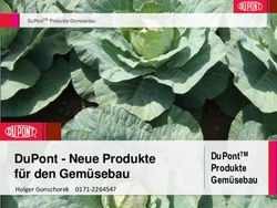 DUPONT - NEUE PRODUKTE F&Uuml;R DEN GEM&Uuml;SEBAU - HOLGER GONSCHOREK 0171-2264547 DUPONTTM PRODUKTE GEM&Uuml;SEBAU - NEUE PRODUKTE F&Uuml;R DEN GEM&Uuml;SEBAU