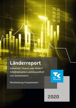 L&auml;nderreport 2020 - Techniker ...