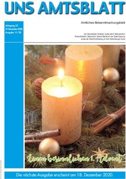 Einen besinnlichen 1. Advent - Die n&auml;chste Ausgabe erscheint am 18. Dezember 2020 - Amt Sch&ouml;nberger Land