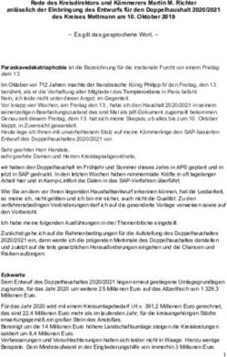 Es gilt das gesprochene Wort.