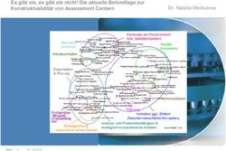 Es gibt sie, es gibt sie nicht! Die aktuelle Befundlage zur Konstruktvalidit&auml;t von Assessment Centern - Dr. Natalia Merkulova