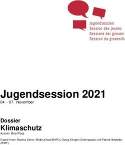 Jugendsession 2021 Klimaschutz - Dossier 04 - November - Session des jeunes
