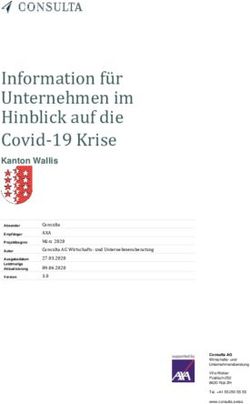 Information für Unternehmen im Hinblick auf die Covid-19 Krise - Axa