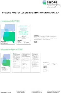 UNSERE KOSTENLOSEN INFORMATIONSMATERIALIEN - Before ...