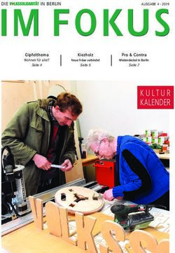 KALENDER - DIE INBERLIN - Volkssolidarit&auml;t Berlin