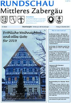Fröhliche Weihnachten und alles Gute für 2019 - Stadt ...