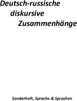 Deutsch-russische diskursive Zusammenhänge - Sonderheft, Sprache & Sprachen - Publikationen