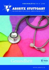 Gesundheit - VEREINSBL&Auml;TTLE NR.54 3/2018 DER SPORTVEREIN F&Uuml;R ...