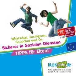 TLPPS F&Uuml;R ELTERN SNAPCHAT UND CO - SICHERER IN S OZIALEN D IENSTEN - KLICKSAFE