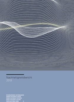 Nachhaltigkeitsbericht 2019 - Swiss National Bank