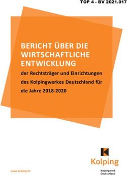 BERICHT &Uuml;BER DIE WIRTSCHAFTLICHE ENTWICKLUNG - der Rechtstr&auml;ger und Einrichtungen des Kolpingwerkes Deutschland f&uuml;r die Jahre 2018-2020 - Kolping.de
