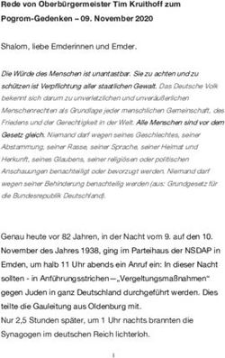 Rede von Oberb&uuml;rgermeister Tim Kruithoff zum Pogrom-Gedenken - 09. November 2020 - Stadt Emden