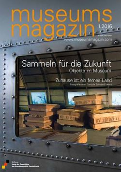 Sammeln f&uuml;r die Zukunft - Objekte im Museum 1.2016 - Stiftung Haus der Geschichte der ...