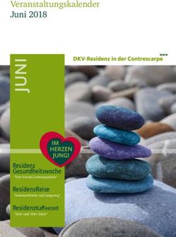 Veranstaltungskalender Juni 2018 - Residenz Gesundheitswoche "Vier Viertel Lebensqualit&auml;t" - miCura Pflegedienste