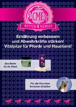 Ern&auml;hrung verbessern und Abwehrkr&auml;fte st&auml;rken! Vitalpilze f&uuml;r Pferde und Haustiere!